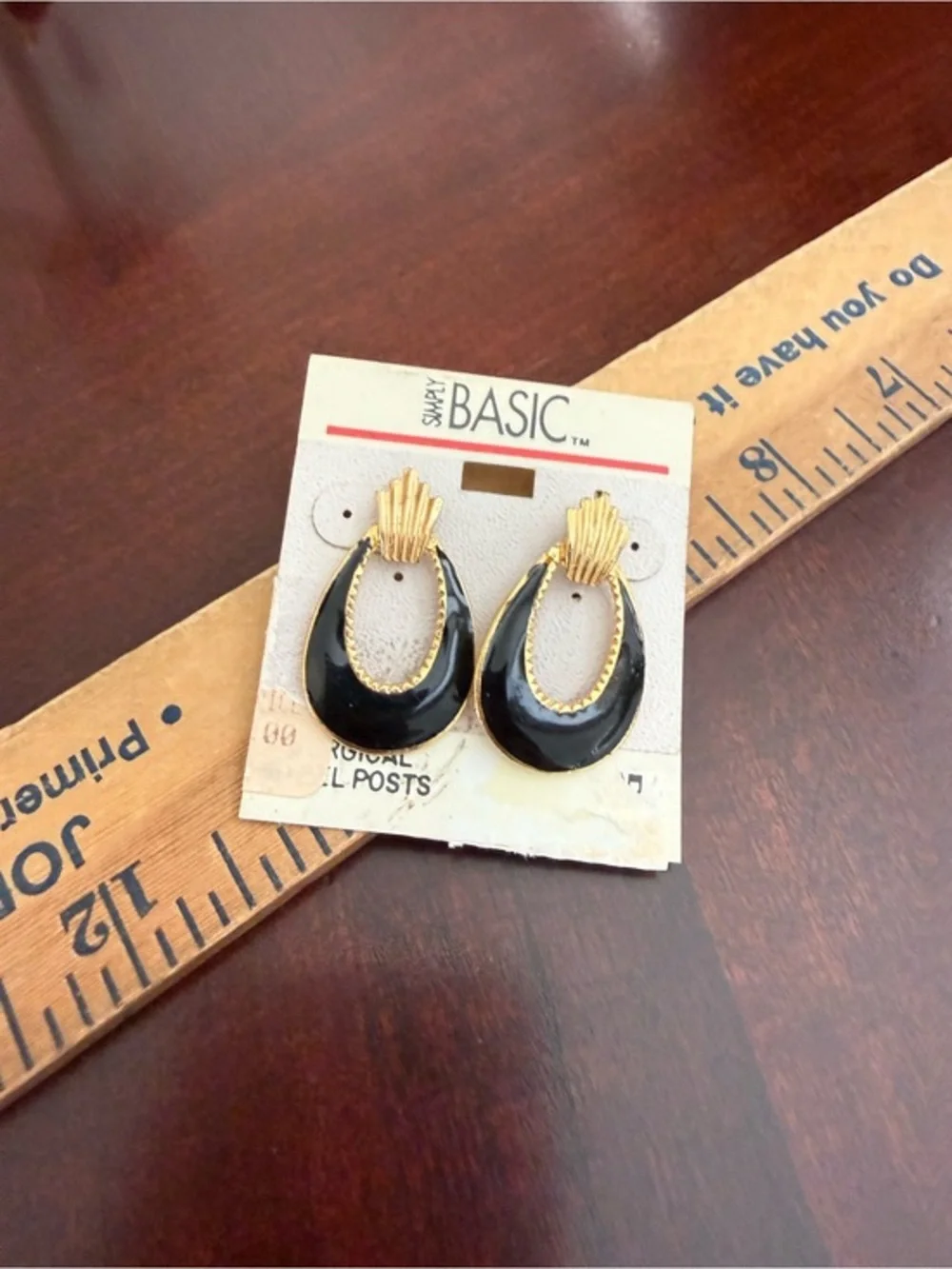 Vintage Basic Pierced Earrings